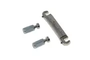 NEW - Compensated Stop Tailpiece For Unwound G, USA Thread, NICKEL