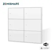 WiFi 6 Gangs Smart Wall Light Switch Neutral Required 4x4 with