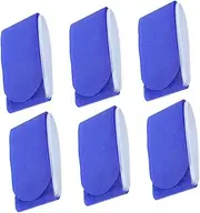 KITANDOVE 6pcs Snowboard Straps Ski Board Tie Straps Ski Ties Snow Snowboard Bands Sled Adhesive Belt Sled Fixator Nylon Blue