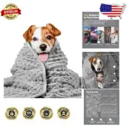 Calming Weighted Dog Blanket with Massage Dot - Perfect for Travel and Home