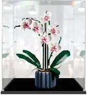 Acrylic Display Case for Lego 10311 Creator Expert Orchid Figure Storage Box Dust Proof Glue Free