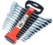 Bahco 1RM/SH12 - Combination Spanner Set - 12 Piece Metric Ratcheting