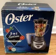 Oster - 12-Speed Precise 700 Blender with Chopper - Metallic Gray