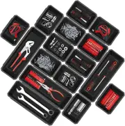 Tool Box Organizer Tray,Connectable and with Non-Slip Granules Inside,For Hammer