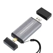 Dual Protocol 10Gbps M.2 MVMe & NGFF SSD Case USB3.1 Gen2 Aluminum Case External Solid State Drive Enclosure for M/M&B K