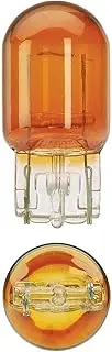 Narva 12V 21W Wedge Globe Automotive Light Bulb, T-20mm, Amber (Pack of 2)