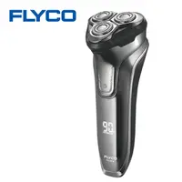 在飛比找PChome24h購物優惠-【FLYCO】三刀頭智慧電動刮鬍刀FS378