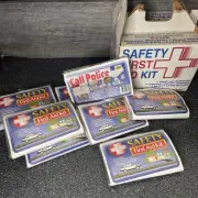 First Aid Kit Car Kit Lot Of 8 1998