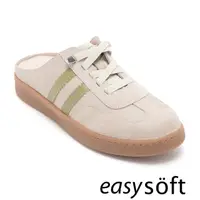 在飛比找momo購物網優惠-【Easy Spirit】HALOKE 真皮懶人休閒拖鞋(綠