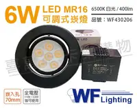 在飛比找松果購物優惠-【舞光】LED 6W 6000K 白光 7cm 全電壓 黑色