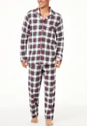 Family PJs Matching Stewart Plaid Pajama Set L28019 Men's Size S
