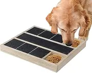 Dog Scratch Board – Puppy Nail Pad, Wooden Claw Grooming Tool | Treat Box Scratcher Toy, Pet Training Aid for Puppies, Teaser Scratch Pad for Pets