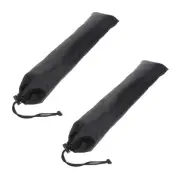 2 PCS Tent Pole Bag Stake Storage Drawstring Bags for Poles Tents
