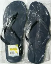 Home Rite Top Men's Flip Flops, Slippers Size 7 Color Navy Blue