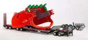 Drake ZT09329 Drake 2x8 Dolly 4x8 Dragline Bucket Trailer ESCO Bucket NHH 1:50