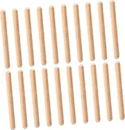 Kisangel Educational Boys and Girls Percussion Instruments 20pcs Wooden Clapping Sticks for Music Play Toddler Toys