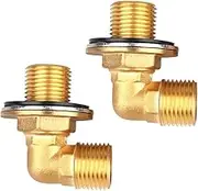 KWODE Commercial Wall Mount Faucet Installation Kit for Stainless Steel Kitchen Prep & Utility Sink, G1/2 Male