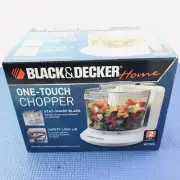Black & Decker Home - One Touch Electric Chopper - White Model HC306 - New