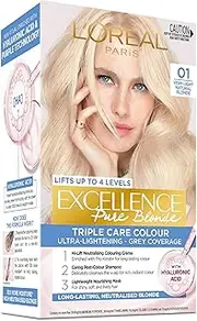 L'Oréal Paris Excellence Creme 01 Very Light Natural Blonde (100 Percent Grey Coverage)