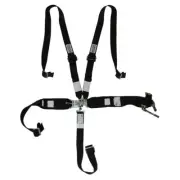 5-pt Harness System Hans LL USD Rachet Adj Blk HOOKER HARNESS 53100
