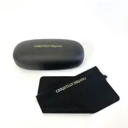 CHRISTIAN SIRIANO Empty Clamshell Hard Sunglasses Eyeglasses Case Only Black