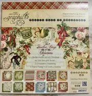 Graphic 45 *TWELVE DAYS OF CHRISTMAS* 2013 ORIGINAL RETIRED Paper Pad Scrapbook