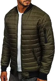 [DGKaxiyaHM] Men's Lightweight Warm Puffer Jacket Light Winter Down Coats Thermal Hiking Coat With Pockets For Outdoor