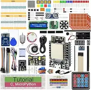 Freenove Ultimate Starter Kit for ESP8266 (Included), 32-bit 160 MHz Mini Microcontroller, Onboard Wi-Fi, Python C Java, 715-Page Detailed Tutorial, 218 Items, 109 Projects