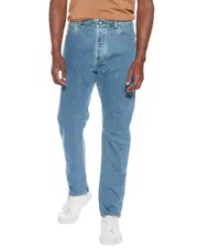 Brunello Cucinelli Leisure Fit Medium Wash Relaxed Jean