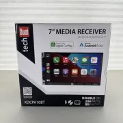 Dual Tech 7” Media Receiver Wireless Apple Carplay Android Auto Compatible