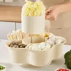 Chilled Veggie Tray Fruit and Veggie Pot Buffet Server Rotatable Drain Veggie