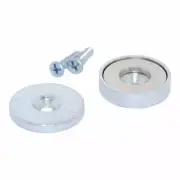 1x DIY 30lbs Magnetic Cabinet Door Latch Kit | Neodymium Cupboard Lock Catch
