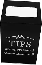 MOBUTOFU Tip Box Tip Jars for Tip Jar with Lock Money Jar for Cash Saving Tip Jar for Money Collection Acrylic Containers Savings Jar Money Container Coin Jar Suggestion Boxes