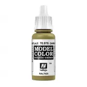 VJP70978 Acrylicos Vallejo Model Color: Matt: Dark Yellow (17 ml.)