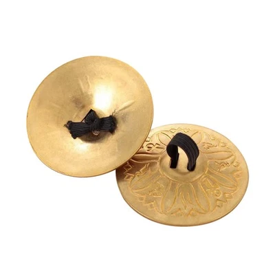 Finger Cymbals, Hand Cymbal Belly Dance Zills with Elastic Band, Percussion5869