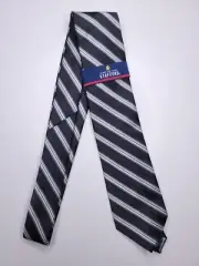 Stafford Mens Formal Necktie 57"Lx3"W Black/White Neck Tie NWT