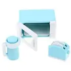 Maker Kettle Kit Mini Microwave Oven Simulated Furniture Dollhouse Furniture