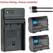 EN-EL15 EL15a Battery or charger for Nikon D7500 D7200 D800 D800E D810 D850 D750