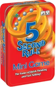 5 Second Rule Board Game Tin