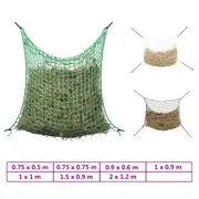 2x Hay Nets Square PP Slow Feed Haynet Cattle Paddock 0.9x1 m/0.9x1.5 m vidaXL