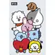 BT21 全員集合 進口海報 / BTS / KOYA / VAN