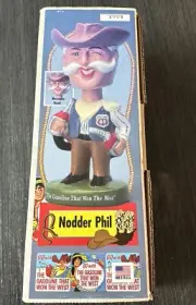 1996 "Nodder Phil" Phillips 66 Gas Composite Bobble Head New in Box Ames Doll Co