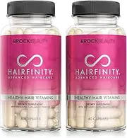 Hairfinity Hair Vitamins - Scientifically Formulated with Biotin, Amino Acids, and a Vitamin Supplement That Helps Support Hair Growth - Vegan - 120 Veggie Capsules (2 Month Supply)
