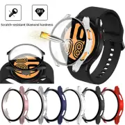Samsung Galaxy Watch 4 5 6 7 FE 40/44 Tempered Glass Protector Screen Case Cover