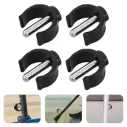 4 PCS Walking Aid Accessories Travel Stick Tripod End Clip Crutch Handgrips