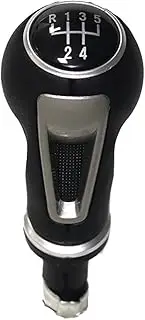 Gear Shift Knob 5/6 Speed Leather Car Shift Gear Knob Lever Gaitor for Golf 3 MK3 1992-1998 Auto Accessories(Gear knob,5 Gears)