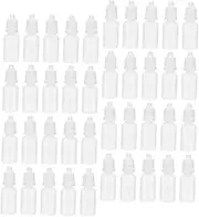 Healeved 60 Pack Essential Oil Bottles Squeezable Dropper Filler Bottles for Travel 10ml