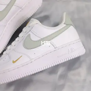 NIKE AIR FORCE 1 LOW ESSENTIAL 綠豆灰 迷你金勾 CZ0270-106