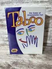 Vintage Milton Bradley TABOO 1989 Board Game Unspeakable Fun!