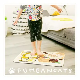 【收納王妃】FUMEANCATS 黃阿瑪的後宮生活 甜點系列軟式珪藻土地墊 硅藻土(60x40x0.5cm 地墊 防潮)